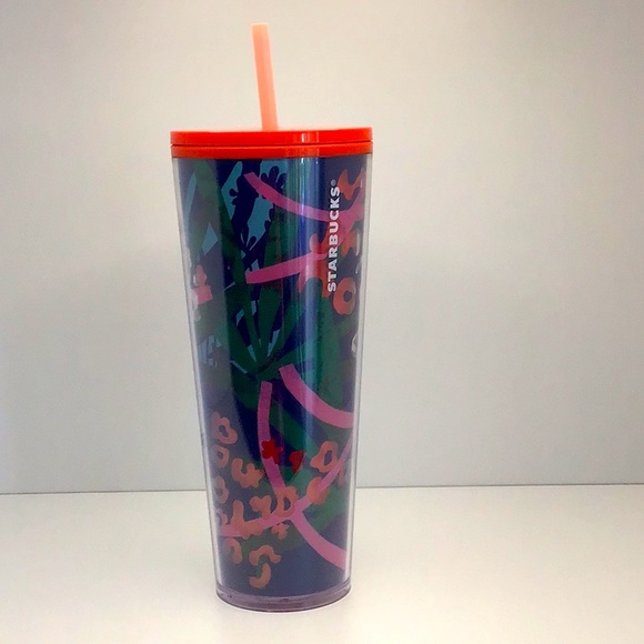 👠 Starbucks Jungle Cold Tumbler 24oz. - Picture 5 of 9